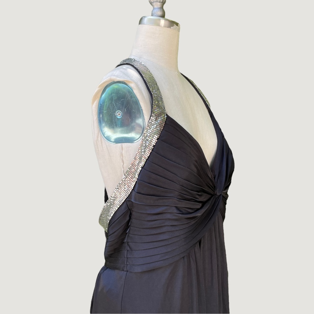 NWT BCBGMAXAZRIA Black Halter Dress